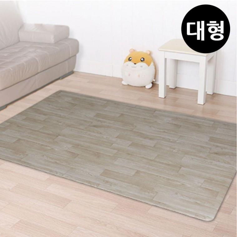 단면 디자인홈매트 아기노리 라이트우드 대형
