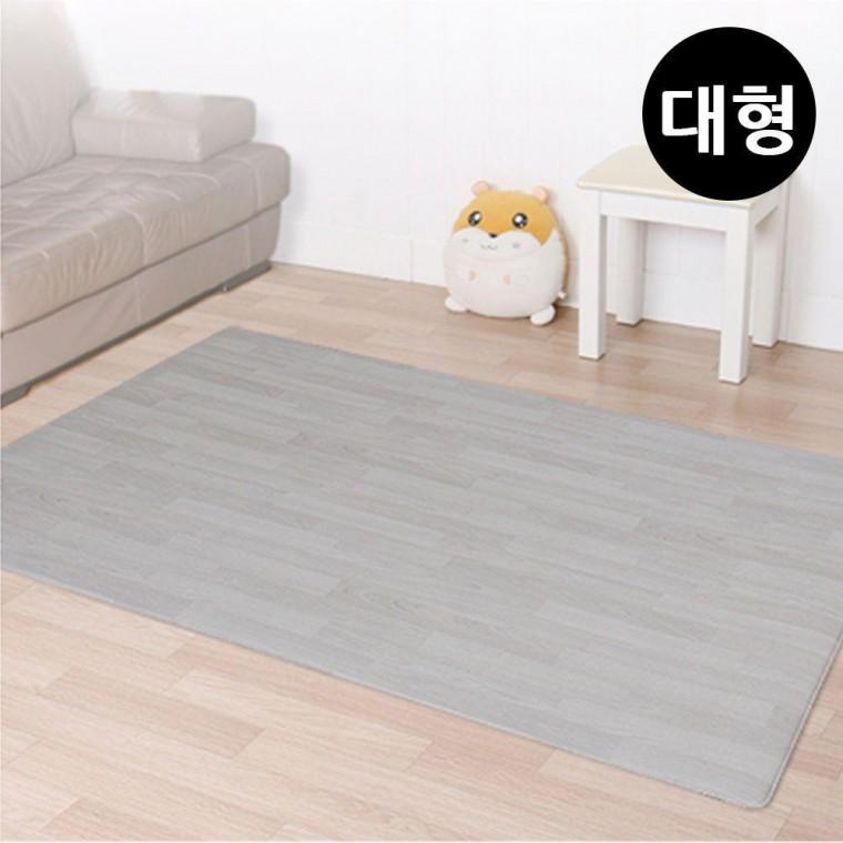디자인홈매트 화이트우드 단면 대형 아기노리