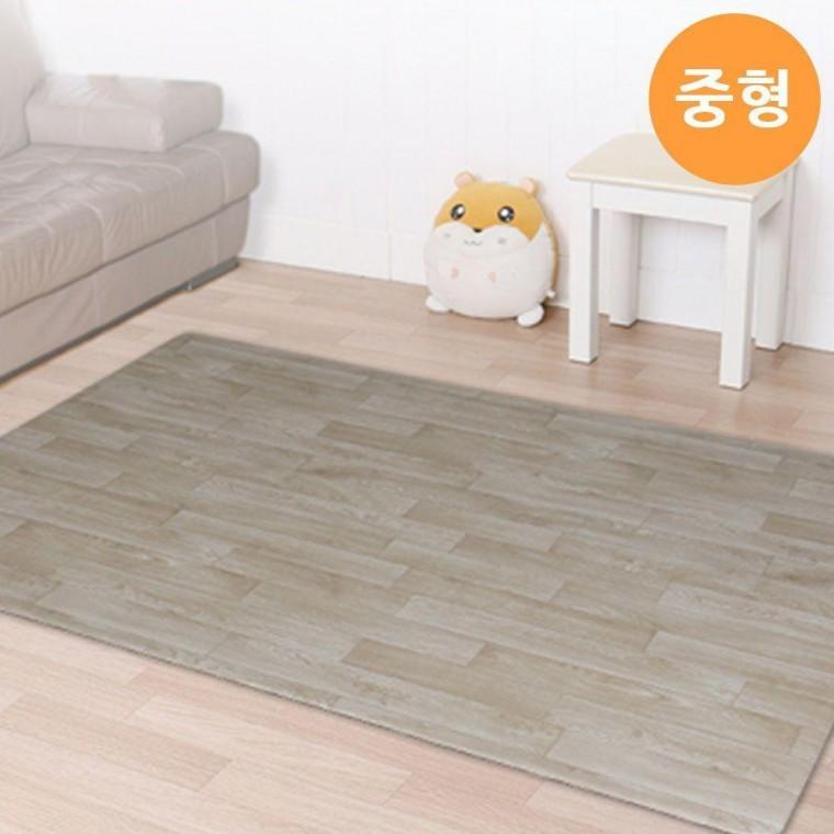 아기노리 디자인홈매트 중형 단면 라이트우드