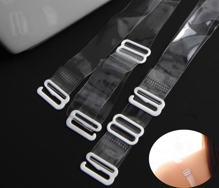 sDD 속옷 브래지어 투명 누드 끈 15mm 1P