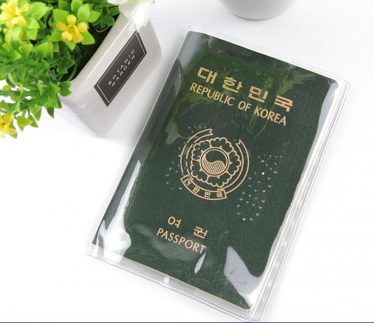 sDD 여권파우치 투명타입 비닐 케이스 1P