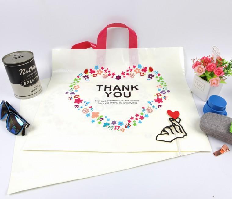sDD 감사 THANK YOU 비닐 쇼핑백 대형 1P