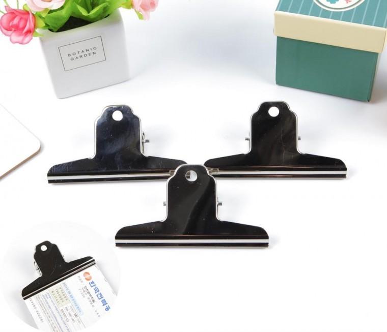 sDD 문서 서류 클립 10cm 스틸 불독집게 1P