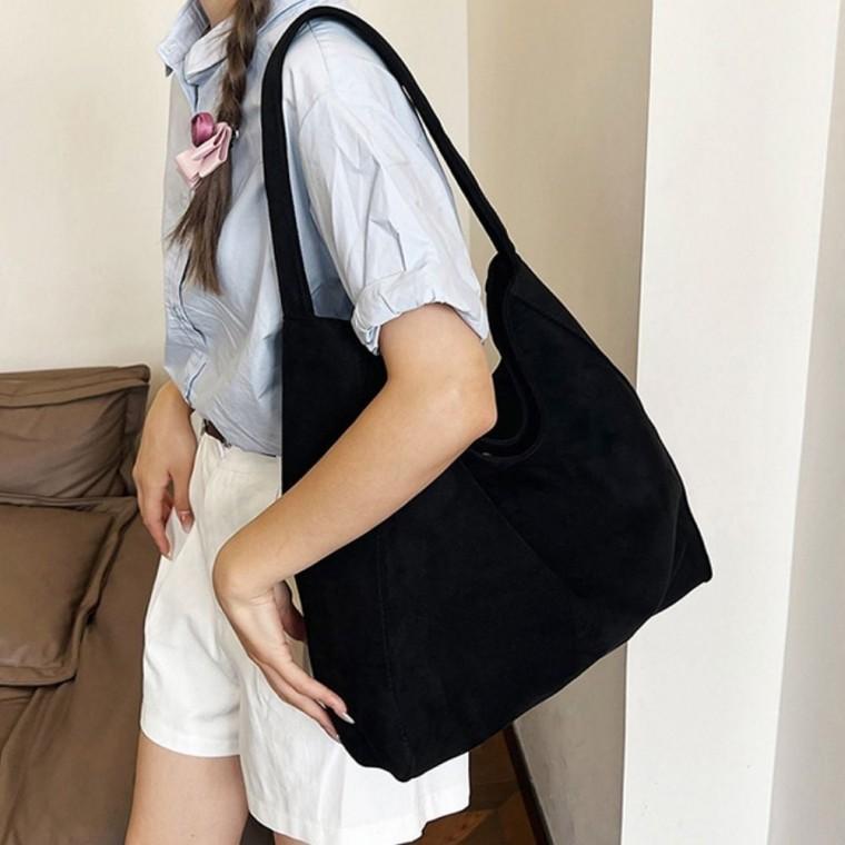 모던 캐주얼가방 스웨이드가방 캐주얼백 2컬러 패션가방 데일리숄더백 숄더백
