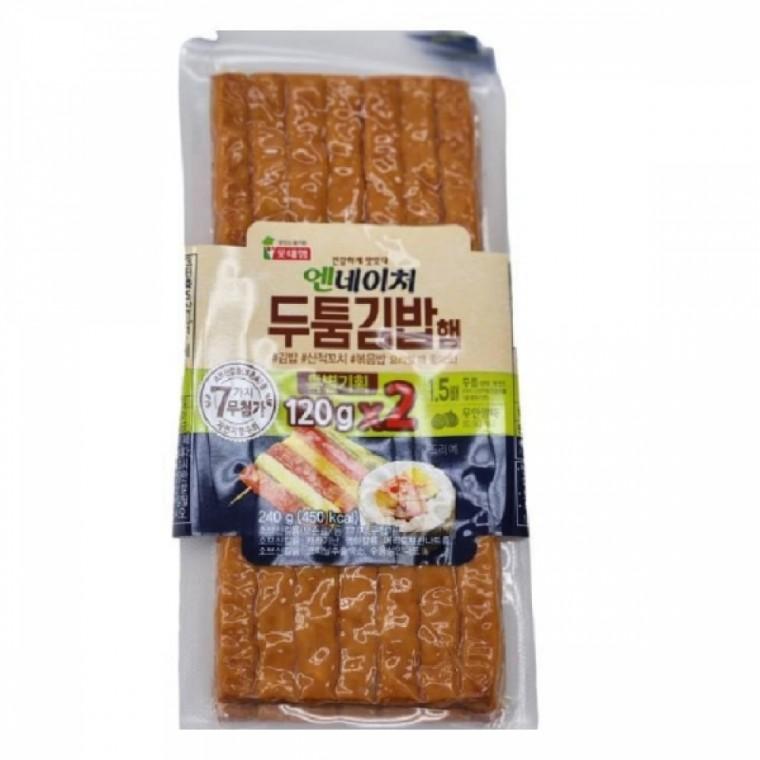 롯데푸드 엔네이처 두툼 김밥햄 120Gx2입
