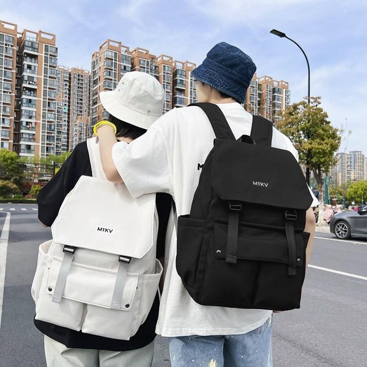 신학기 여 백팩 대용량백 심플 캐주얼 캐주얼백 데일리백 남자 남 여행
