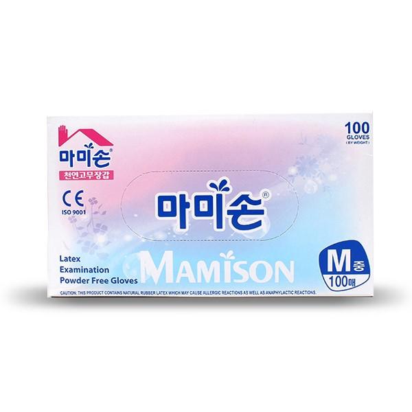 마미손 라텍스 장갑 SML 100매