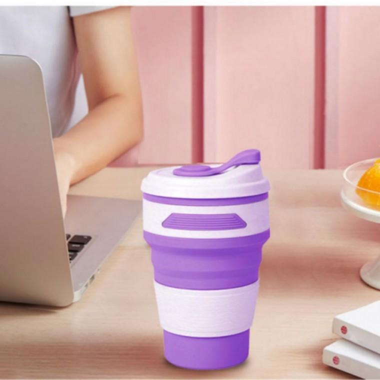 접이식컵350ml 신광 실리콘 변신컵 폴딩컵 판촉컵 등산컵 소풍컵 변신컵