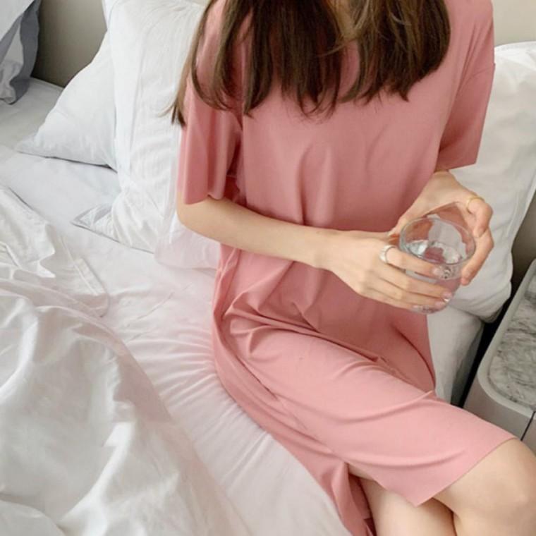 얇은원피스 캐주얼 얇은 달라붙지않는 여름 꾸안꾸룩 캐주얼원피스 썸머원피스