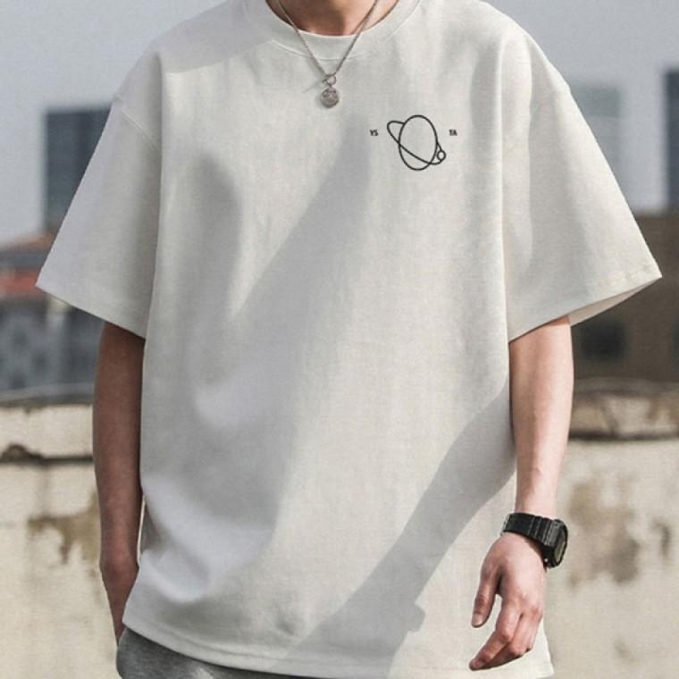 남성 귀여운 스타일 부드러운 캐주얼 반팔 티셔츠