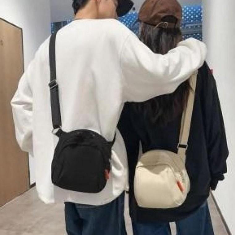 빈티지 둥근 캐주얼 크로스백 가방 캐주얼백 미니 학생 학생가방 빈티지백