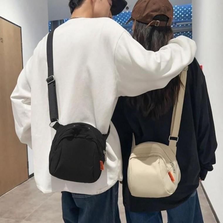 빈티지 둥근 캐주얼 크로스백 캐주얼백 남성 보조 미니 여성 학생 가방 데일리 여행 여성가방 미니백