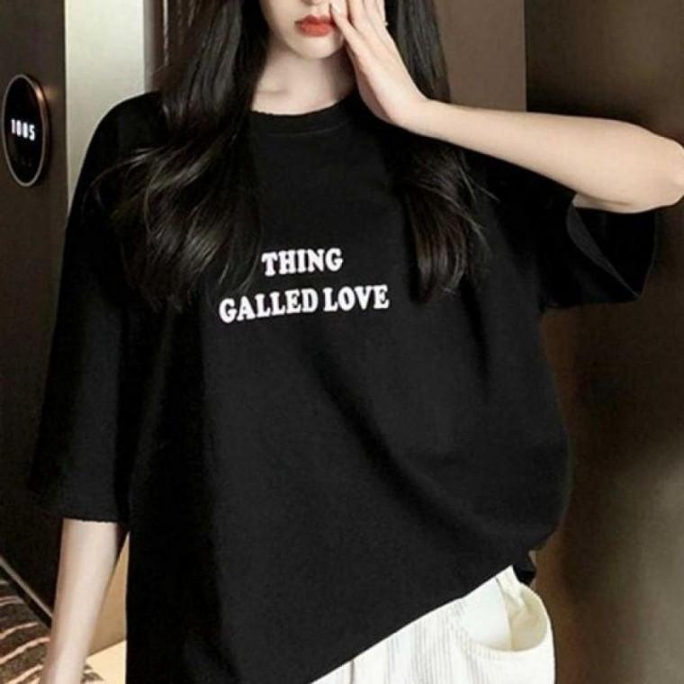 여름 여름데일리룩 여성여름반팔 베이직 스타일 티셔 캐주얼티 데일리룩 여성 반팔 여자캐쥬얼티셔츠 레터