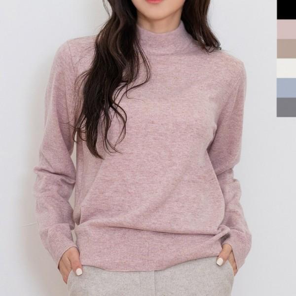 캐시미어 상의 가을 티 여성패션 여성데일리 풀오버 니트 PKT 여성캐주얼