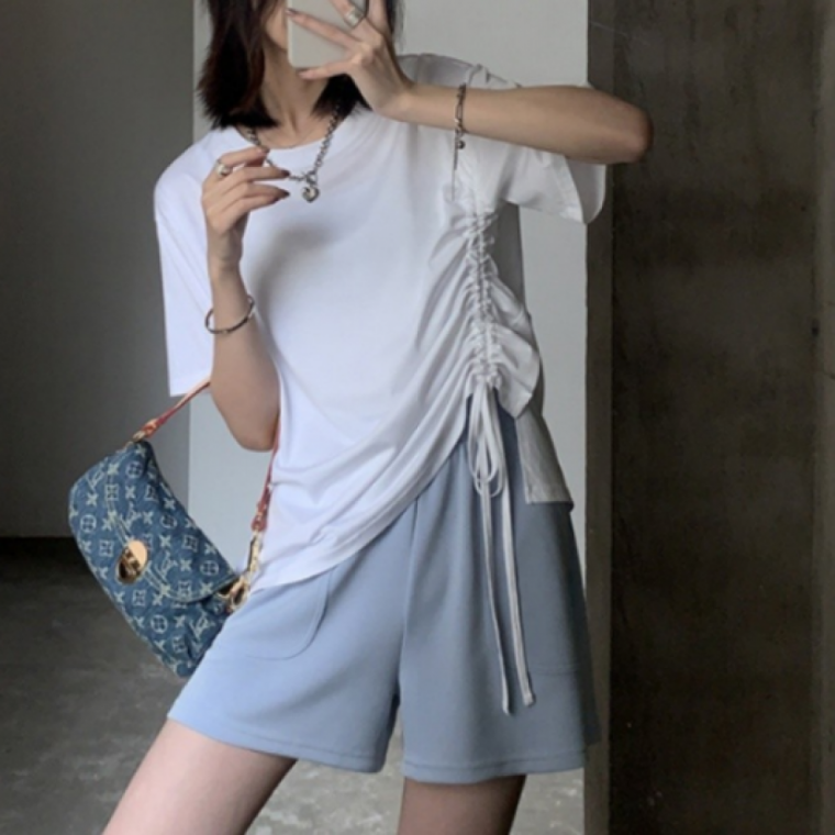 허리밴딩 포켓 반바지 데일리핏 남녀공용 여름 캐주얼 하프팬츠