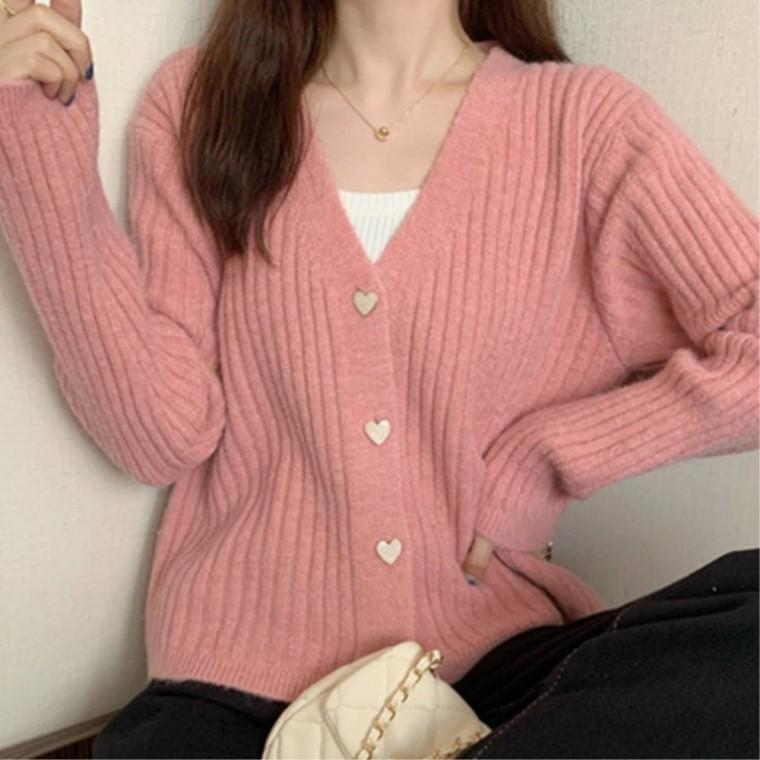 데이트룩 30대여성 여성가디건 심플룩 20대여성 겨울가디건 캐주얼 사무실가디건 기본가디건 여자가디건