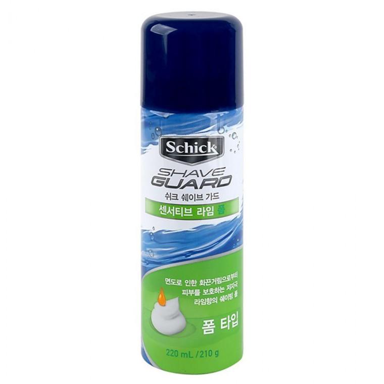 면도 라임 쉐이빙폼 220ml 부드러운 거품으로 상쾌한