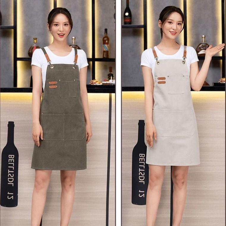 바리스타 카페앞치마 앞치마 주방 캔버스 공방 카페앞치마 예쁜앞치마