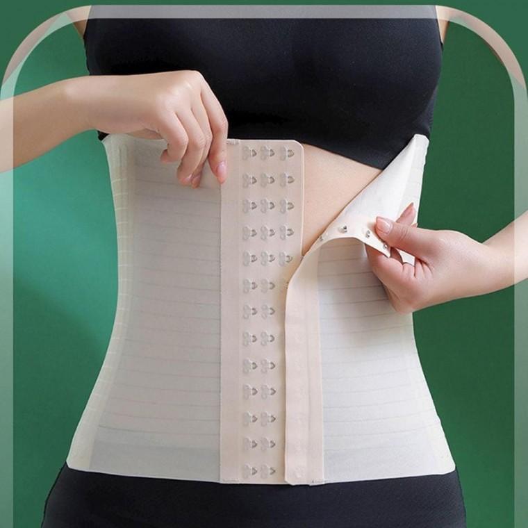 코르셋 여름 보정속옷 복대 얇은 뱃살커버 앞지퍼 커버 여자 코르셋 슬림
