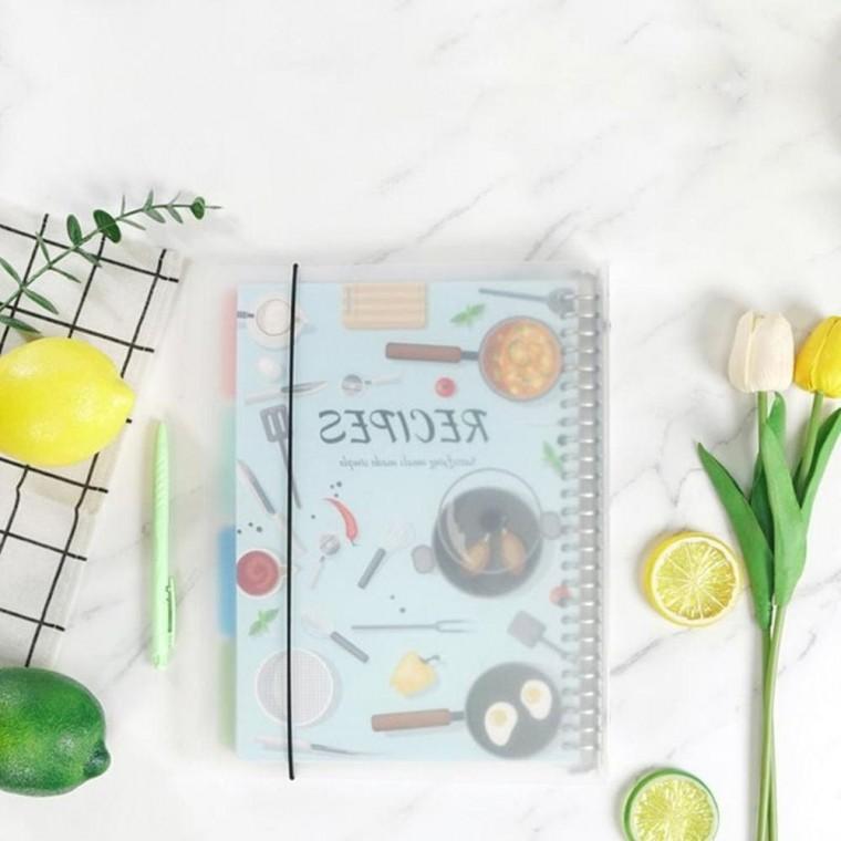 레시피북 홈메이커 레시피 일기장 DIY 쿠킹노트 수첩 줄노트 쿡북