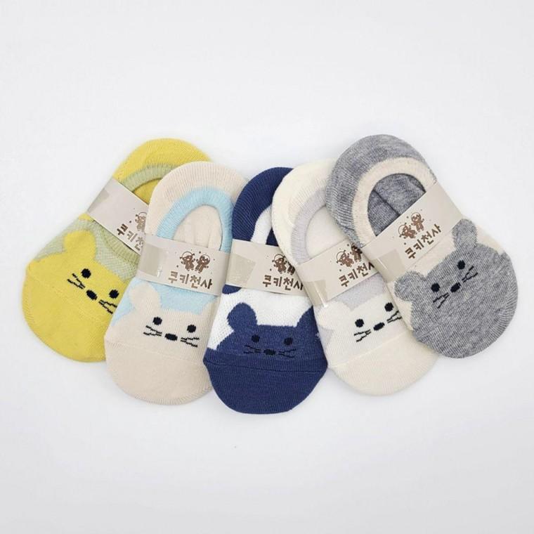 찍찍 아동덧신 캐릭터덧신 키즈삭스 5켤레묶음