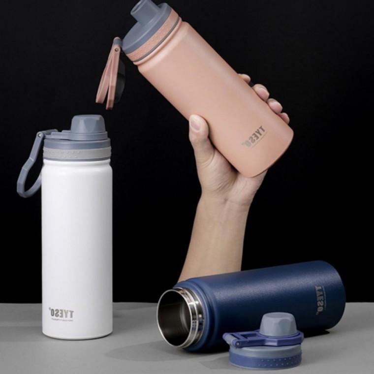 대용량 스포츠 스텐 텀블러 750ml 보온보냉 물병 휴대용 손잡이 운동 헬스