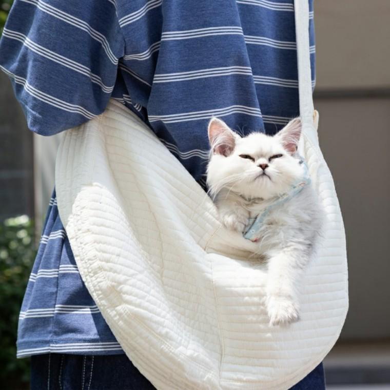 외출용 고양이 강아지 산책 가방 숄더백 크로스백