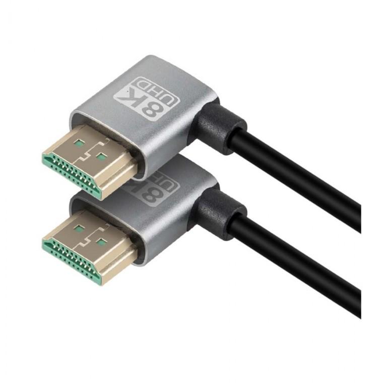 8K 4K HDMI 2.1 케이블 1M 꺾임형 60Hz 고해상도 모니터 TV