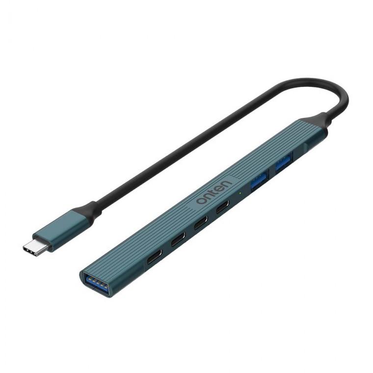 USB 3.0 2.0 C타입 A타입 멀티허브 7포트 컴퓨터 데스크탑 PC 모니터 5Gbps 480Mbps