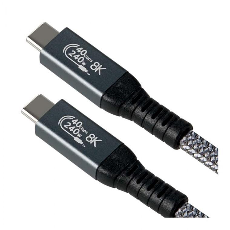 8K USB 4.0 C to C타입 케이블 40Gbps 1.2M 노트북 PC 고속충전 데이터전송