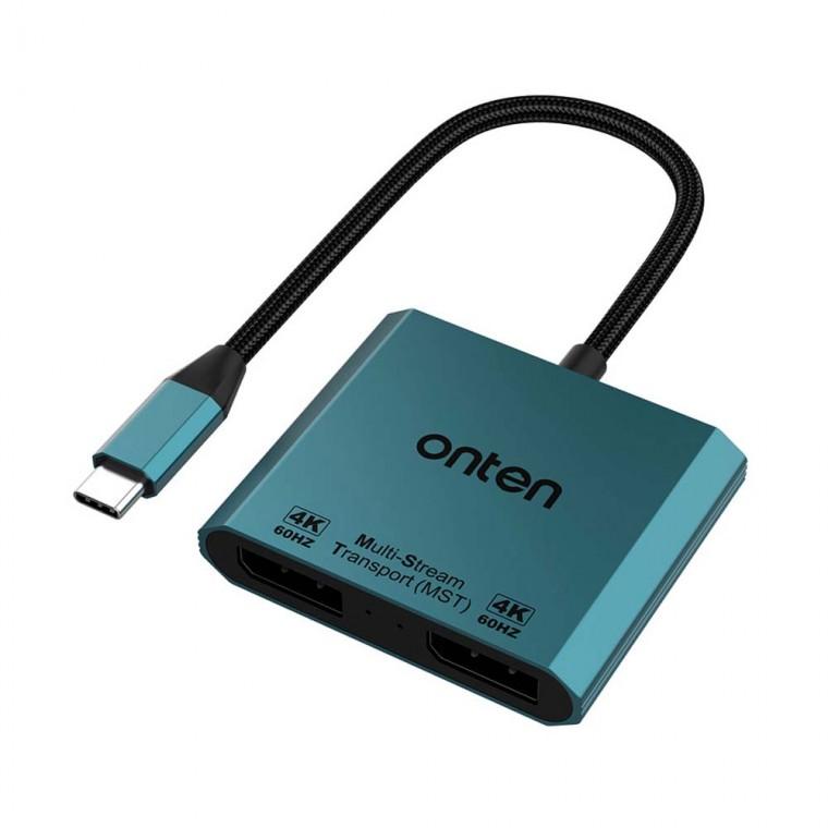 4K USB C타입 디스플레이 2대 영상 출력 60Hz 확장 복제 미러링