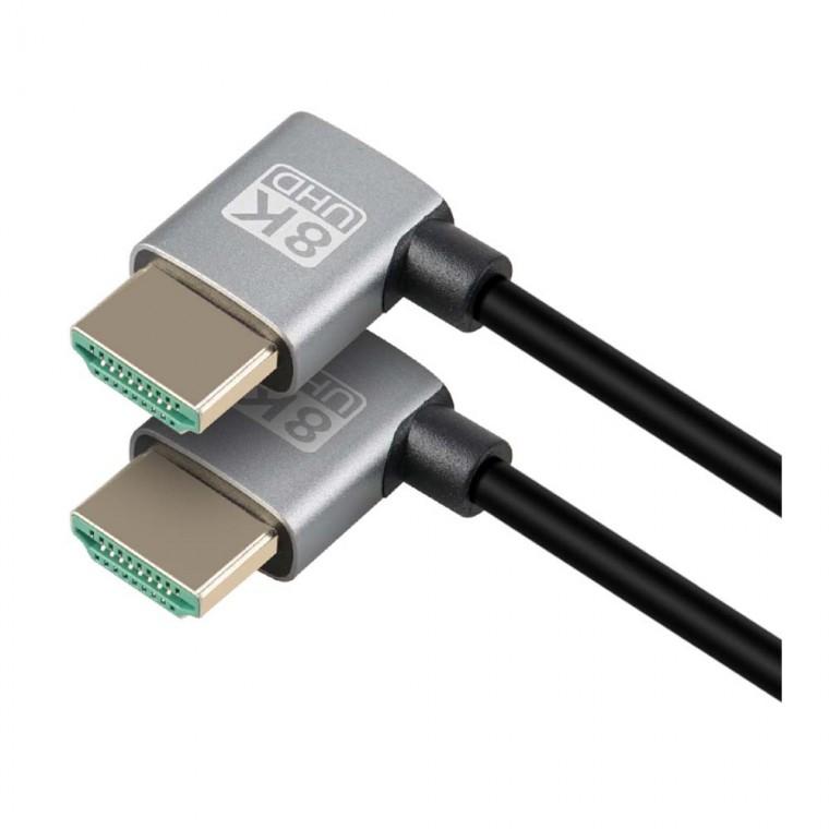 8K 4K HDMI 2.1 케이블 1M 꺾임형 60Hz 고해상도 TV 모니터