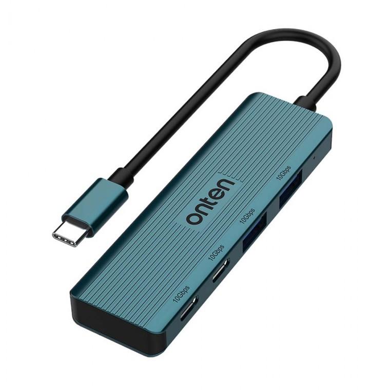 USB 3.2 C타입 A타입 Gen2 허브 4포트 10Gbps 컴퓨터 데스크탑 PC 모니터 데이터전송