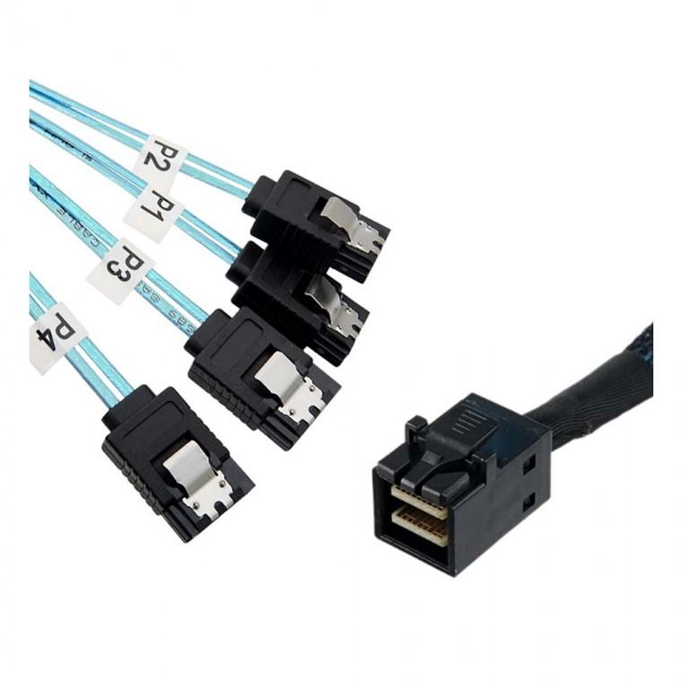 내장형 SAS 케이블 대용량 데이터전송 1.5Gbps SATAx4 50cm