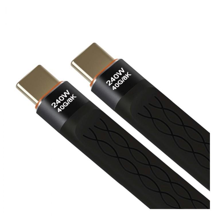 8K USB 4.0 C타입 케이블 10cm 240W 40Gbps 노트북 PC 고속충전 데이터전송