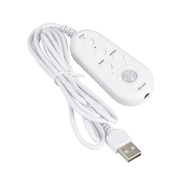 USB LED 모션 감지 센서 패시브 적외선 DC전원 현관조명 설치 램프