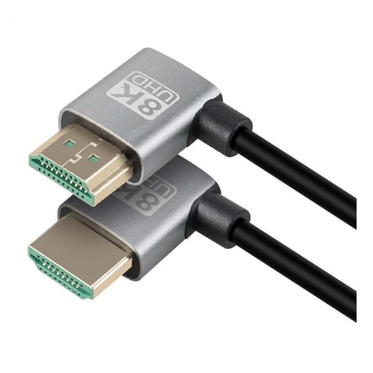 8K 4K HDMI 2.1 케이블 1M 꺾임형 60Hz 고해상도 TV 모니터 연결