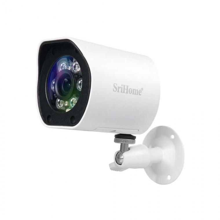 실외형 CCTV IP 카메라 5MP 고해상도 녹화 영상 보안 강화