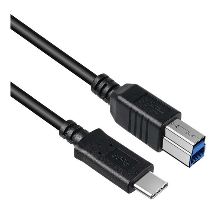 USB 3.0 C to B타입 케이블 2M 5Gbps 480Mbps 데이터전송 프린터 스캐너 복합기