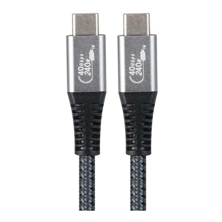 8K 4K USB 4.0 C to C타입 케이블 1M 240W 40Gbps 스마트폰 패드 노트북 고속충전 데이터전송