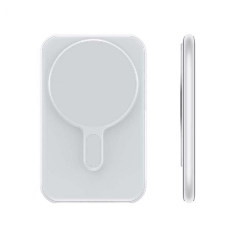 USB C타입 보조배터리 화이트 무선 15W 유선 20W 듀얼 충전 스마트폰 이어폰