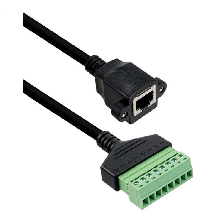 iOS핀 터미널 변환 케이블 블록형 30cm RJ45