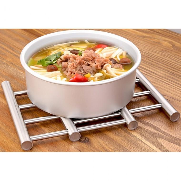 더블 스텐 냄비받침대 접이식 2단 뚝배기받침