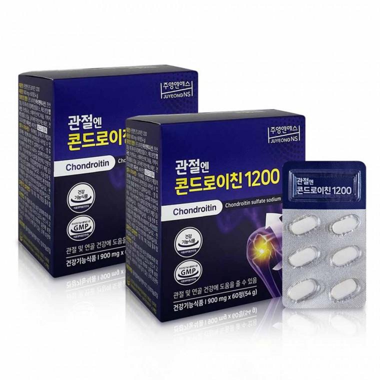 주영엔에스 관절엔 콘드로이친 1200 60정 2박스