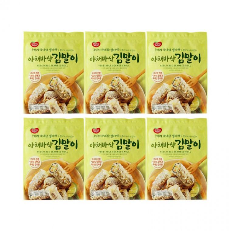 동원 야채 바삭 김말이 700g 6개