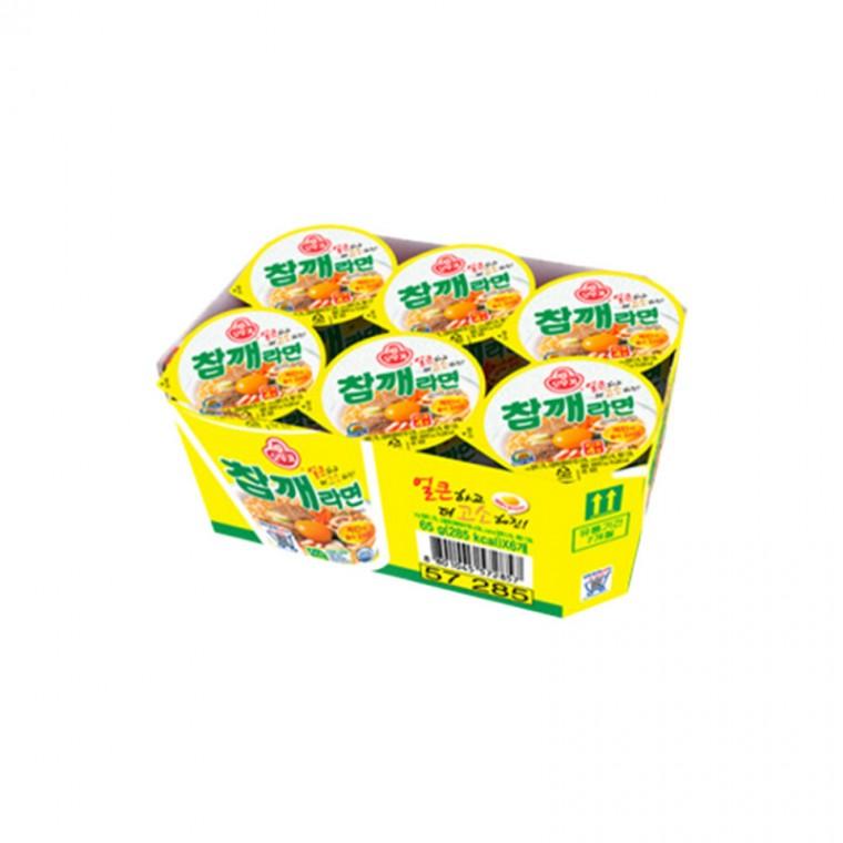 오뚜기 참깨라면 미니컵 65g x 6입