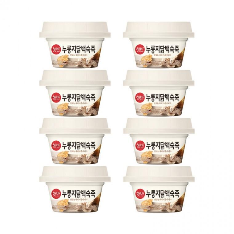 즉석밥 누룽지닭백숙죽267G 8개