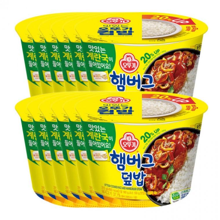 컵밥 햄버그덮밥 315G 12개