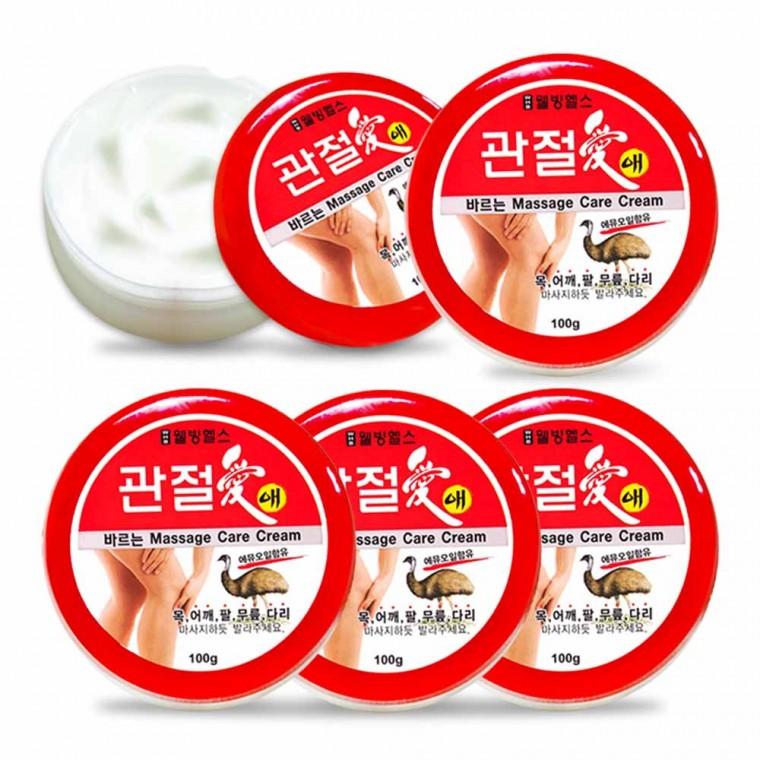웰빙헬스 관절애 바르는 마사지크림 100g 5개
