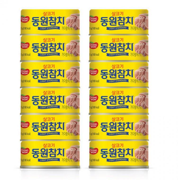 동원참치 라이트스탠다드 85g x12캔
